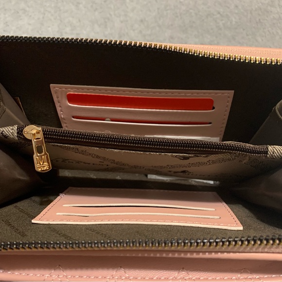 Montana West Pink quilted Crossbody Cell Phone bag RFID with full wallet NWT - Picture 5 of 9